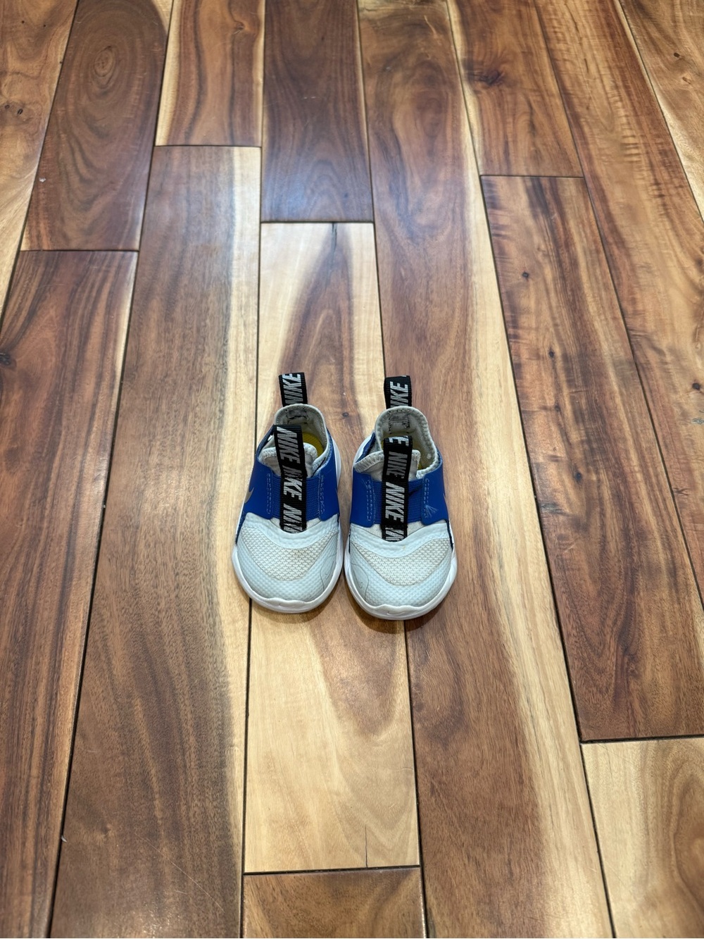 Nike Kids Blue and White Slip-On Sneakers